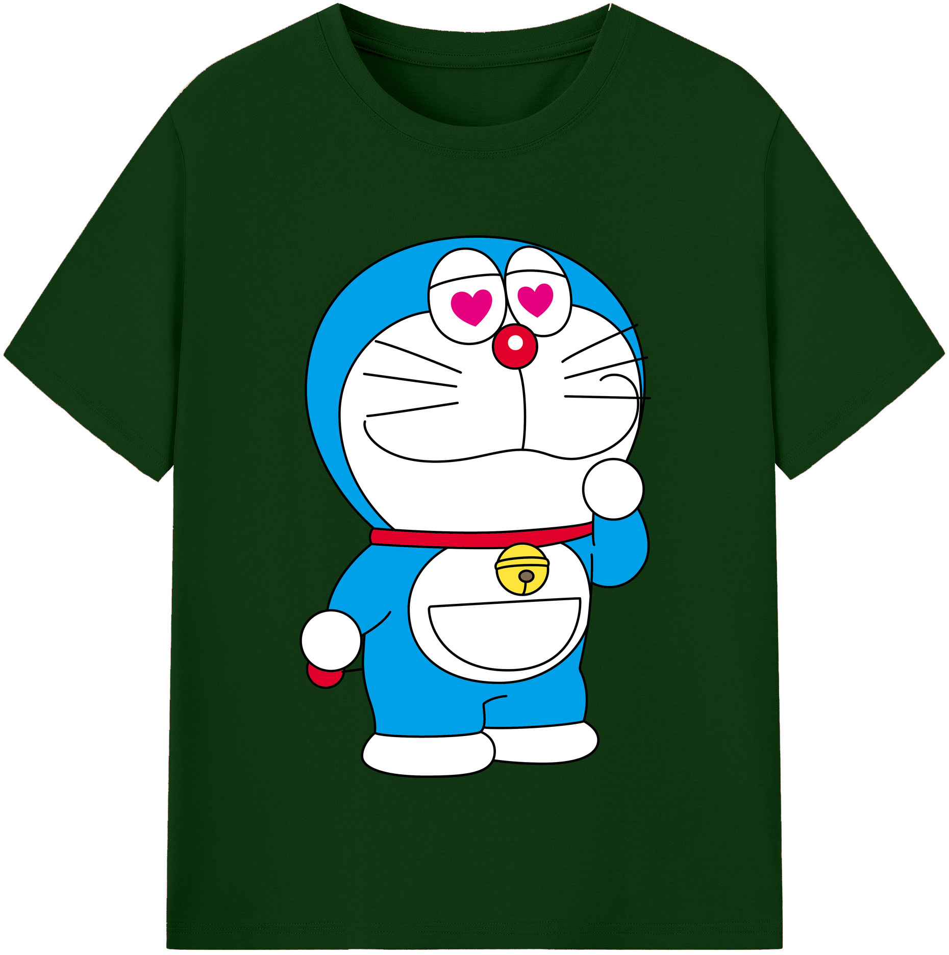 （画像用） ドラえもん Doraemon 綿100％半袖Tシャツ（フロントプリント）